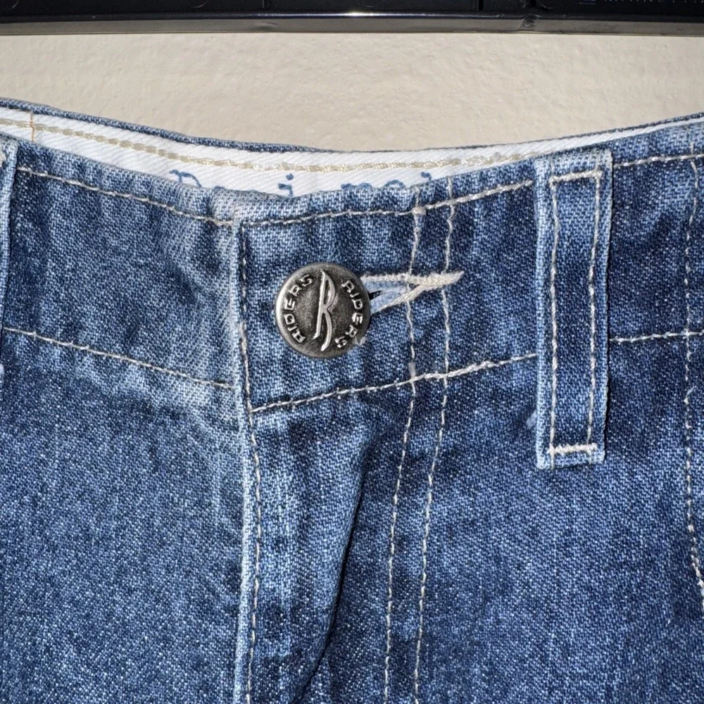 Vintage Riders by Lee High Rise Jeans Sz 6 Medium Wash 100%‎ Cotton Straight Leg
